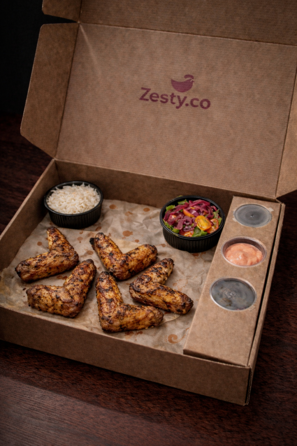 Zesty Wings Menü 5'li