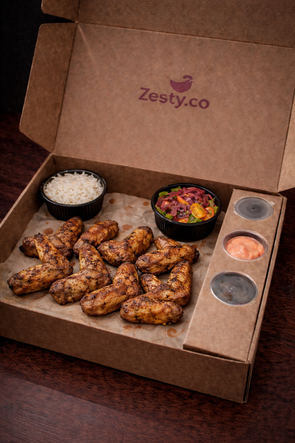 Zesty Wings Menü 9lu