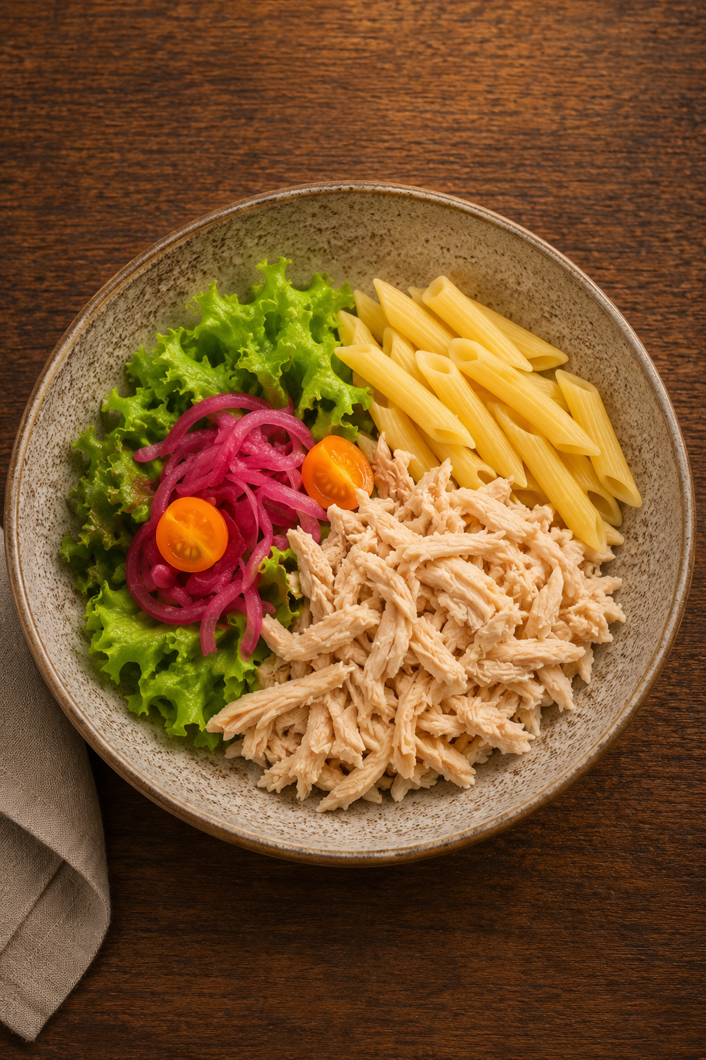 Makarna Tavuk Bowl