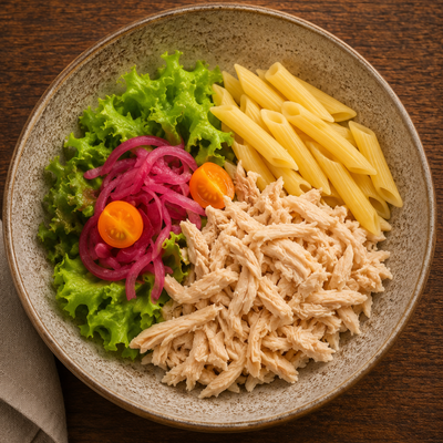 Makarna Tavuk Bowl