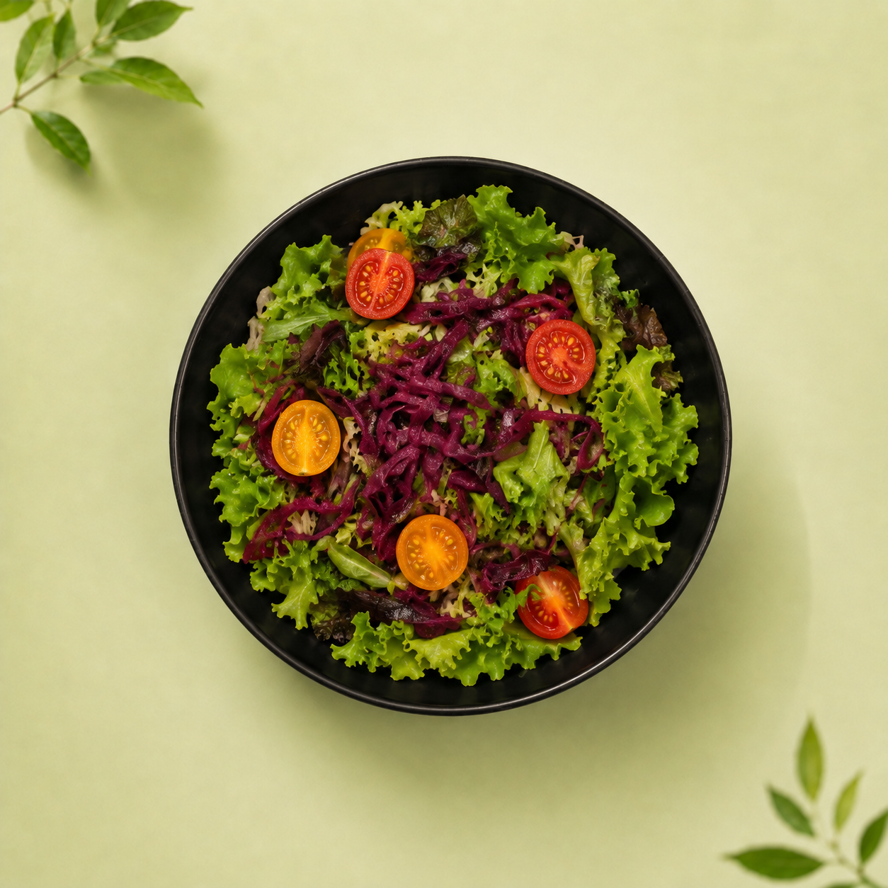 Akdeniz Yeşillikleri Salata